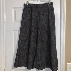 Cato dressy black denim size 8 skirt